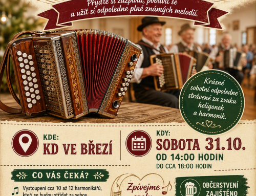 Pozvánka na posezení s harmonikami